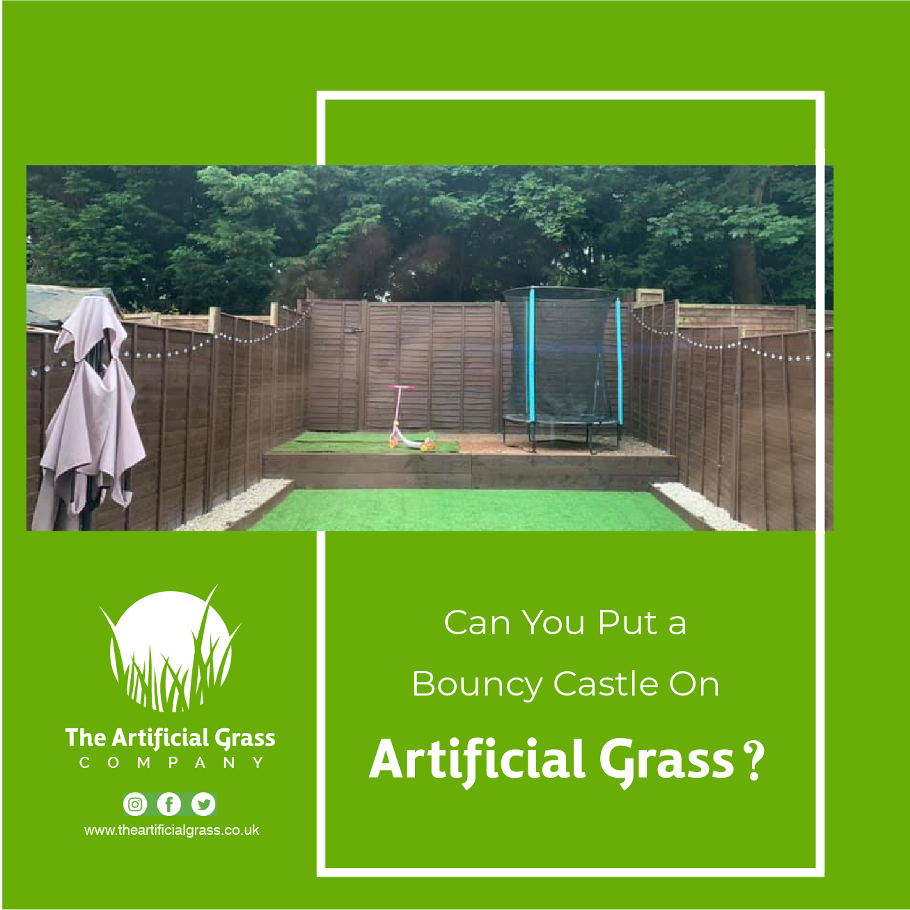 Can You Put A Bouncy Castle on Artificial Grass?