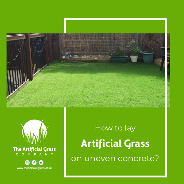 How to Lay Artificial Grass on Uneven Concrete?
