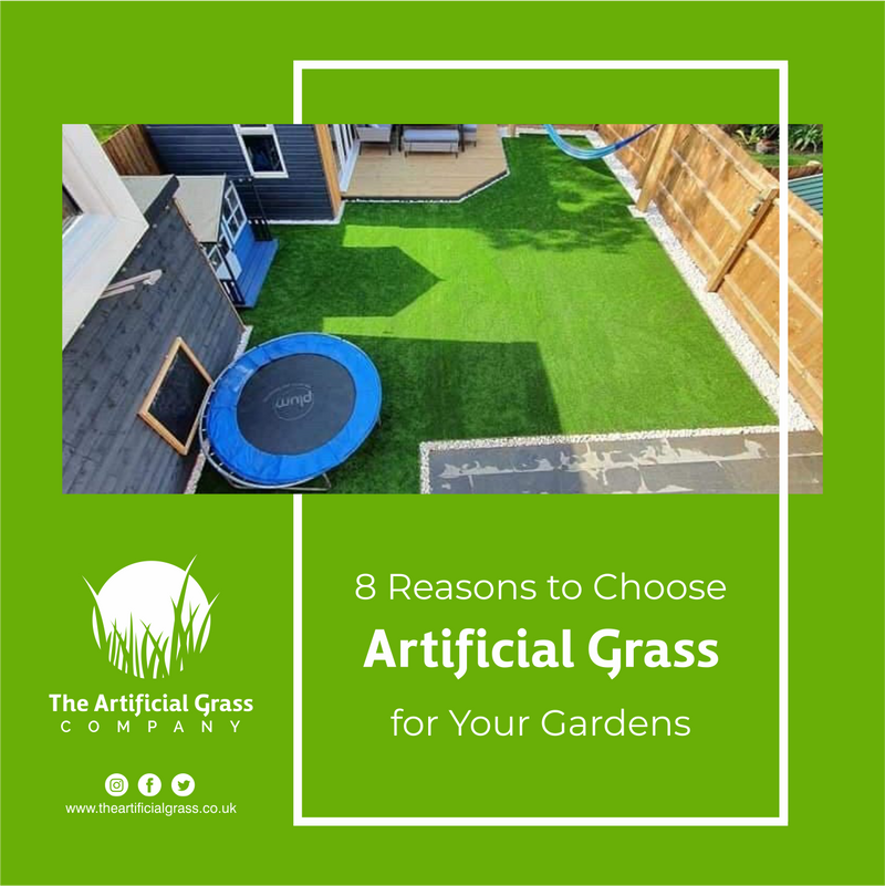 8 amazing Reasons to choose Artificial Grass for your Gardens