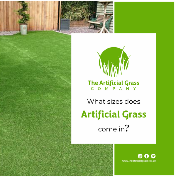 What sizes does artificial grass comes in? | Artificial grass size
