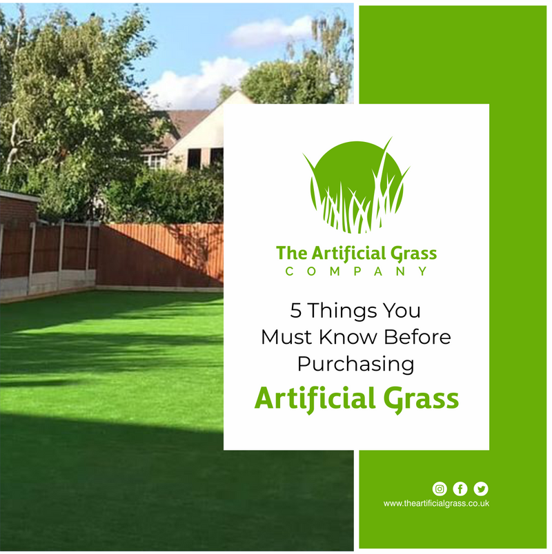 Things You Need to Know While Choosing Artificial Grass