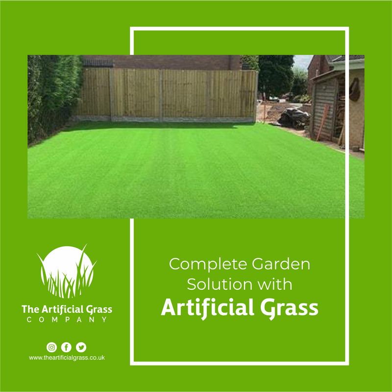 Complete Garden Solution with Artificial Grass