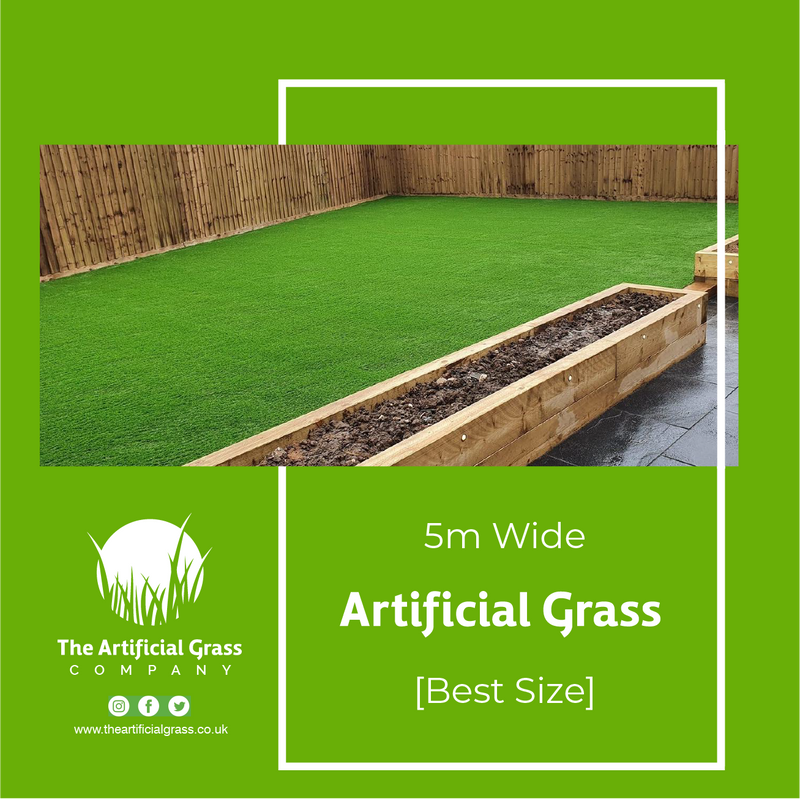 5m Wide Artifical Grass [Best Size]