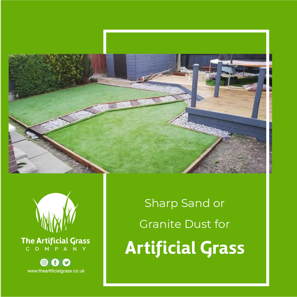 Sharp Sand or Granite Dust for Artificial Grass 				
