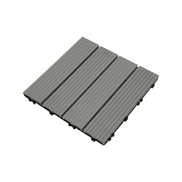 Composite Decking Interlocking Tiles - Grey